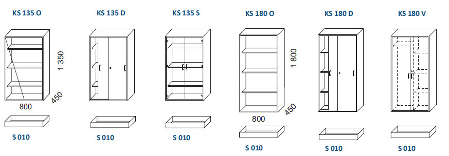 Skrine KS 135