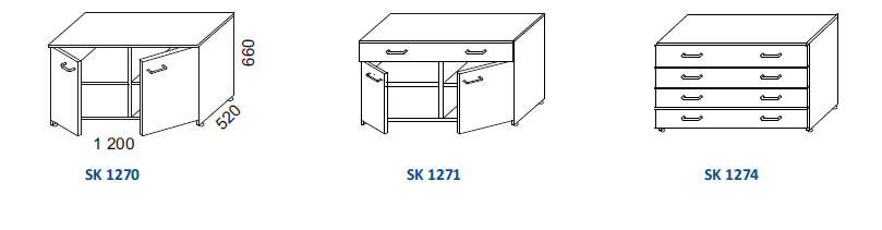 skrinky SK SK 1270, SK SK 1271, SK SK 1274