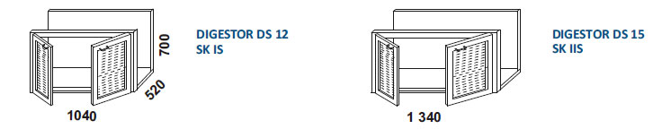 skrinky DIGESTOR DS 12, DIGESTOR DS 15