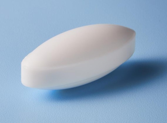 Miešadielko magnetické, oválne, PTFE