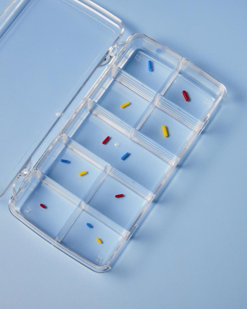 Sada mikro magnetické miešadielka, farebné, PTFE, 12ks