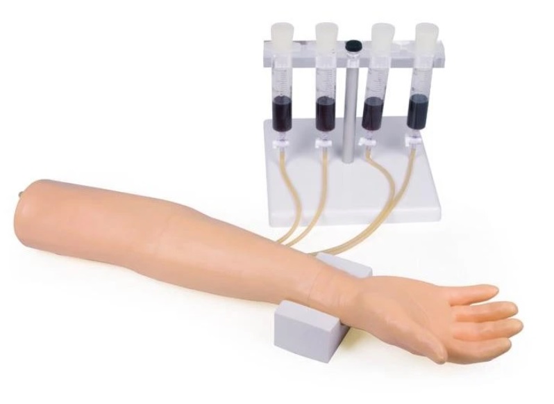 Cvičný model - simulátor na na nácvik intravenóznych injekcií a infúzií