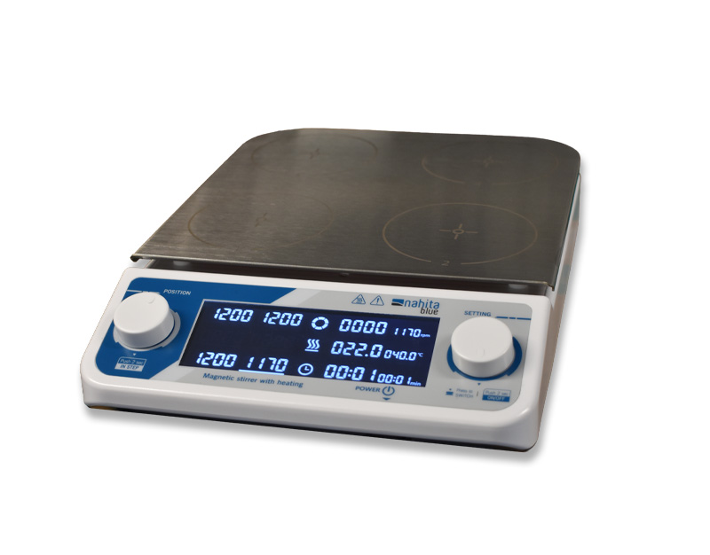 Viacpolohové magnetické miešadlo s ohrevom