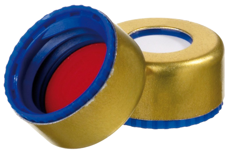 Skrutkovacie uzávery ND9, silikón/PTFE, magnetické, 100ks