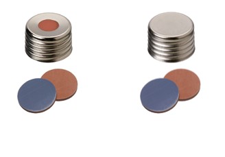 Skruktovací uzáver ND18, magnetický, butyl/PTFE, 100ks, LABSOLUTE