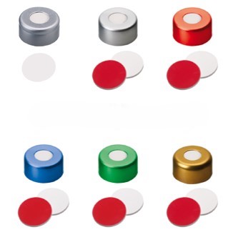 Uzávery krimpovacie ND11, PTFE/silikón, 100ks, LABSOLUTE®