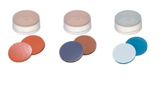 Krimpovací a headspace uzáver ND20, PE, stred. otvor, 100ks