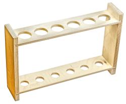 Stojan JUMBO na skmavky irok 30 mm - 6 miest, dreven
