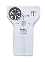 Bezdrtov PASCO senzor poasia s anemometrom a GPS