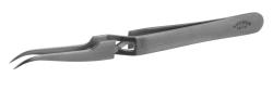 Pinzeta samosvorn, piat euste, zahnut, 120mm
