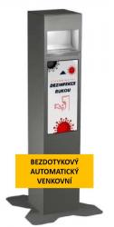 Bezdotykov automatick dezinfekn stojan pre exterir