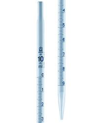 Odmern pipeta, PP, sacia hadika von. pri. 10 mm, 10 ml: 0,1 ml 