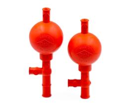Balnik pipetovac STANDARD erven gumov