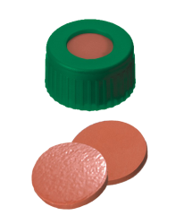 Uzver skrutkovac ND9, PP, zelen, stred. otvor,  kau/TEF, 100ks