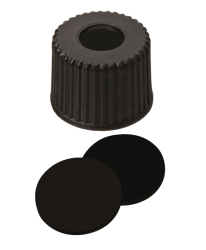 Uz�ver skrutkovac� ND8, PP �ierny, Viton, 1,5mm, stred. otvor, 100ks