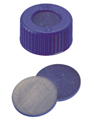 Uzver skrutkovac ND9, PP, transp.,  sil. tm.mod./PTFE, stred.otvor, 100ks