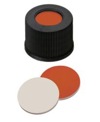 Skrutkovacie uzvery ND13, RedRubber/PTFE, sterd.otvor, 100ks, LABSOLUTE