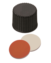 Uzver zvitov ND8, PP, ierny, pln vieko, kau/PTFE, 100ks