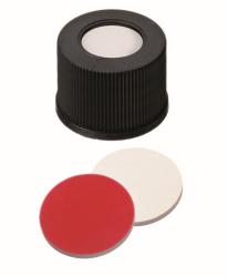 Skrutkovacie uzvery ND15, silikn/PTFE, stred.otvor,1000ks, LABSOLUTE