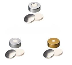 Krimpovací uzáver ND20, silikón/hliník. fólia, stred. otvor, LABSOLUTE Krimpovací uzáver ND20, silikón/hliník. fólia, stred. otvor, LABSOLUTE