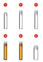 Vialka Shell s PE ztkou, 100ks, LABSOLUTE (verzia 2)