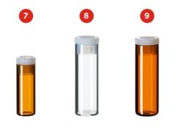 Vialka Shell s PE ztkou, 100ks, LABSOLUTE (verzia 3)