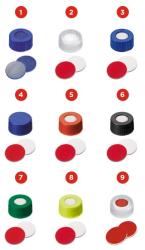 Skruktovacie uzvery ND9, septa silikn/PTFE, LABSOLUTE (verzia 2)