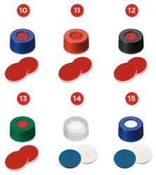 Skruktovacie uzvery ND9, septa silikn/PTFE, LABSOLUTE (verzia 3)