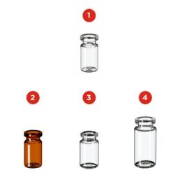 Krimpovacie vialky a Headspace vialky ND20, 100ks, LABSOLUTE (verzia 2)