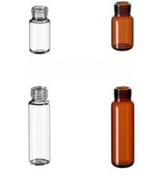 Skrutkovacie vialky ND18, HEADSPACE, 100ks, LABSOLUTE