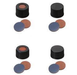 Skrutkovacie uzvery ND15/ND18, butyl/PTFE, 100ks, LABSOLUTE