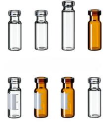 Krimpovacie vialky ND11, široký otvor, 100ks, LABSOLUTE® Krimpovacie vialky ND11, široký otvor, 100ks, LABSOLUTE®