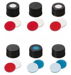 Skrutkovacie uzávery ND15/ND18, silikón/PTFE, LABSOLUTE Skrutkovacie uzávery ND15/ND18, silikón/PTFE, LABSOLUTE