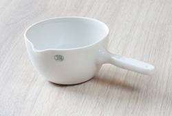 Miska odparovacia porcelánová, s držadlom Miska odparovacia porcelánová, s držadlom